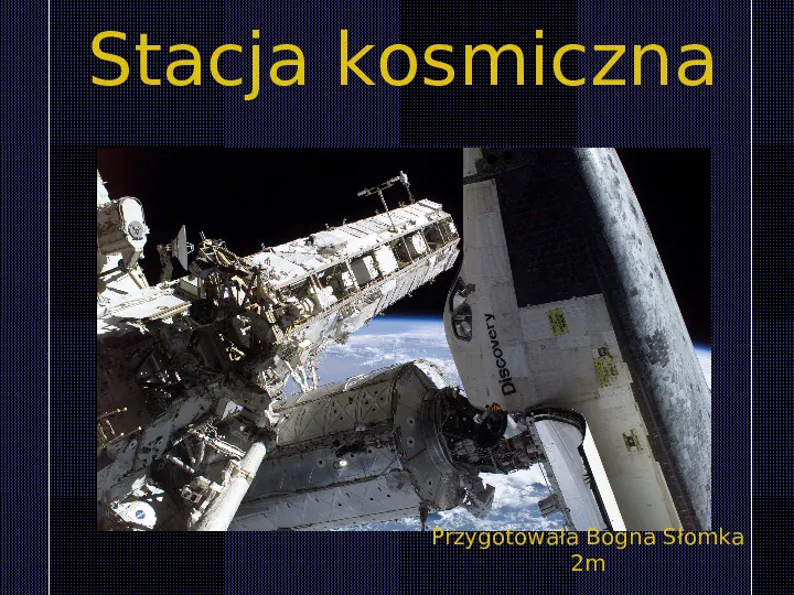Stacja kosmiczna - Slide 1