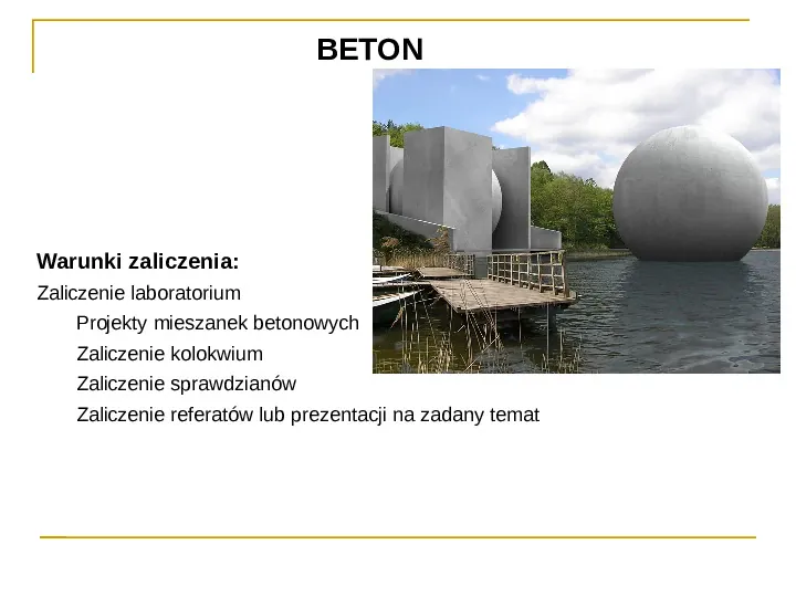 Beton - Slide 1