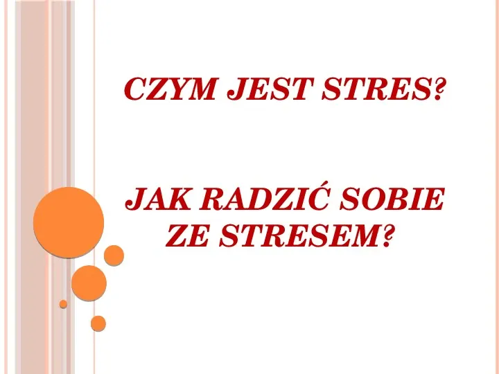 Stres - Slide 2