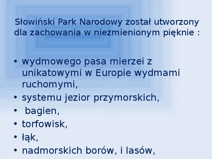 Słowiński Park Narodowy - Slide 5