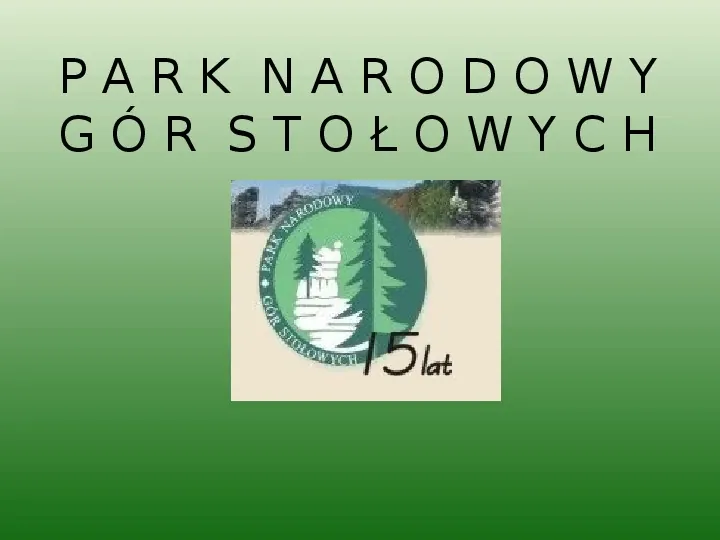 Park Narodowy Gór Stołowych - Slide 1