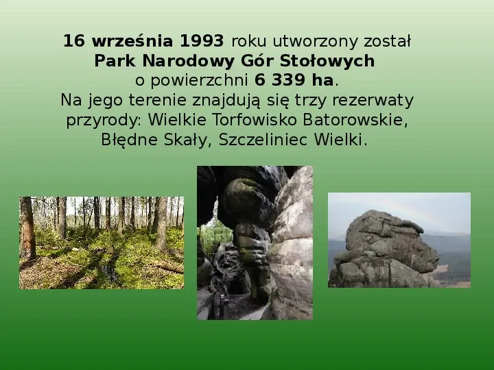 Park Narodowy Gór Stołowych - Slide 2