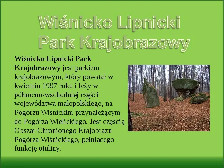 Parki Krajobrazowe Małopolski - Slide 13
