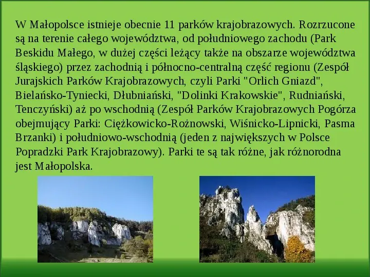 Parki Krajobrazowe Małopolski - Slide 3