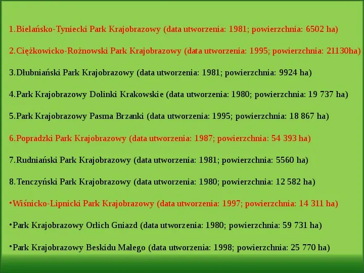 Parki Krajobrazowe Małopolski - Slide 4