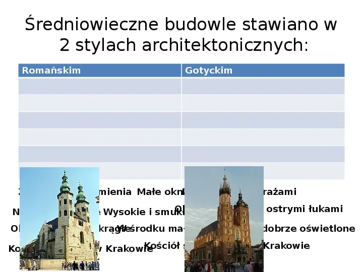 Styl romański i styl gotycki budowli - Slide 17