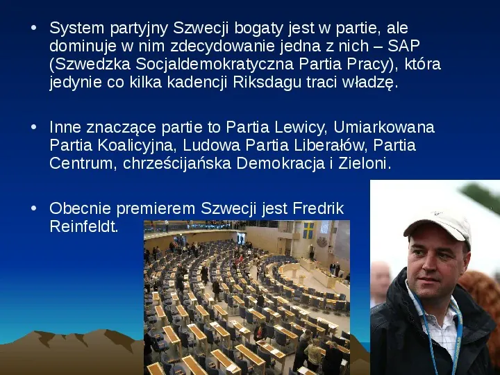 Systemy polityczne i partyjne - kraje skandynawskie - Slide 8