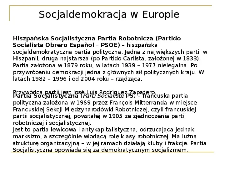 Socjaldemokracja - Slide 18
