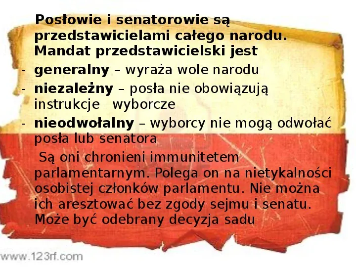 Ustrój polityczny Rzeczpospolitej Polskiej - Slide 17