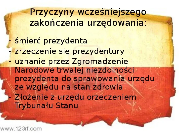 Ustrój polityczny Rzeczpospolitej Polskiej - Slide 22