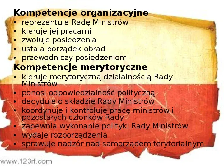 Ustrój polityczny Rzeczpospolitej Polskiej - Slide 29
