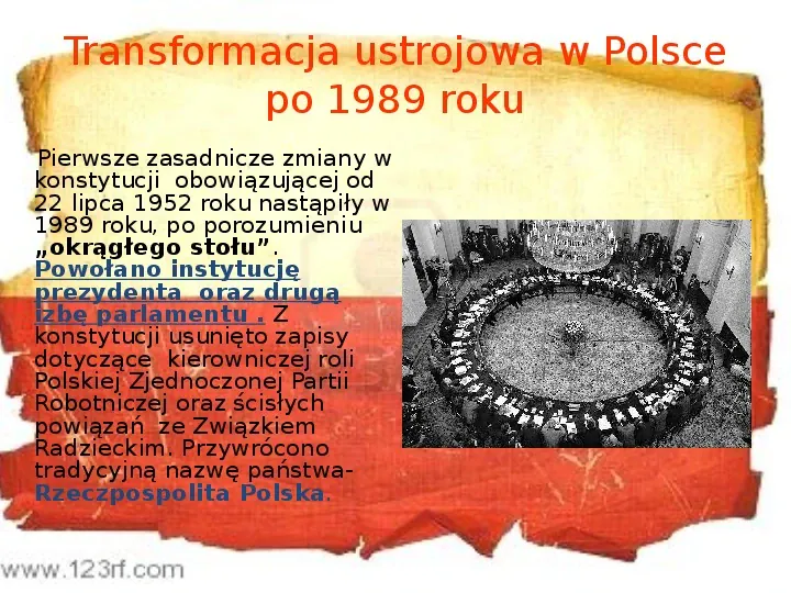 Ustrój polityczny Rzeczpospolitej Polskiej - Slide 3