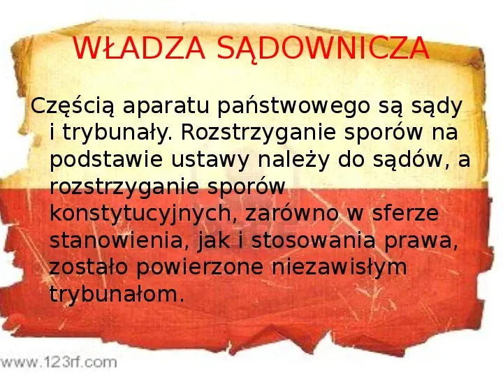 Ustrój polityczny Rzeczpospolitej Polskiej - Slide 36