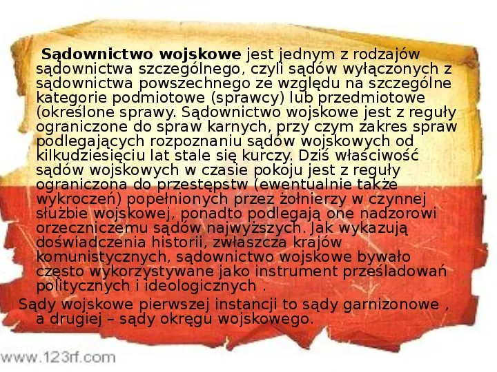 Ustrój polityczny Rzeczpospolitej Polskiej - Slide 41