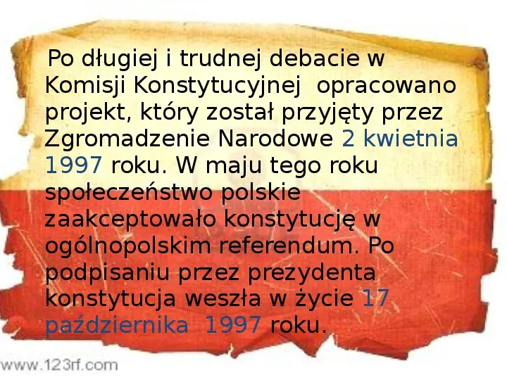 Ustrój polityczny Rzeczpospolitej Polskiej - Slide 5