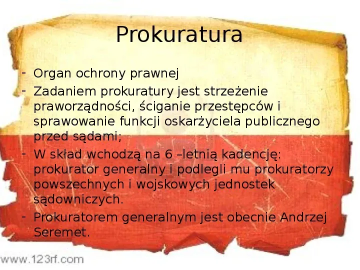 Ustrój polityczny Rzeczpospolitej Polskiej - Slide 53