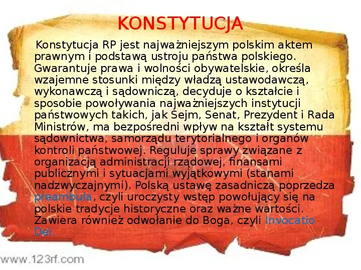 Ustrój polityczny Rzeczpospolitej Polskiej - Slide 6