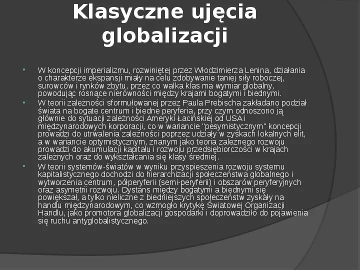 Problem Globalizacji - Slide 7