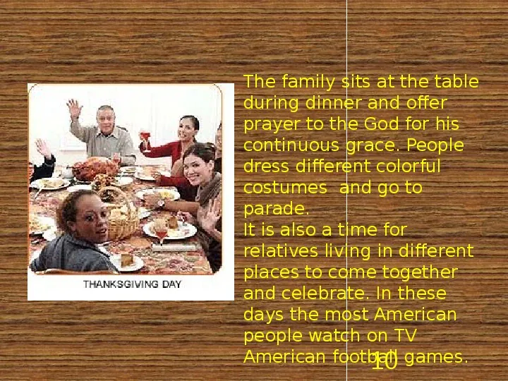 Thanksgiving Day - Slide 10