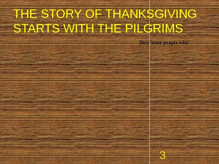 Thanksgiving Day - Slide 3