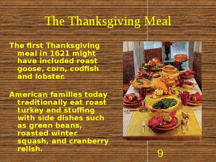 Thanksgiving Day - Slide 9