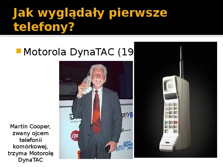 Historia telefonów komórkowych - Slide 5