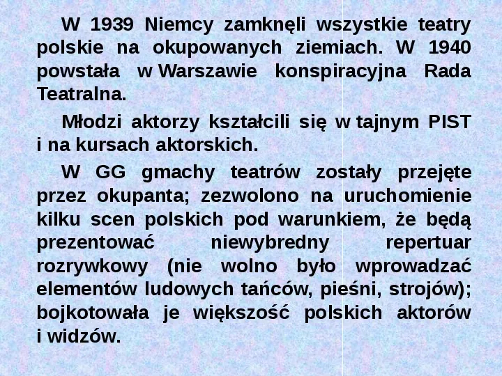 Historia teatru w Polsce - Slide 30