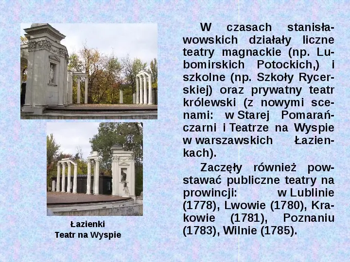 Historia teatru w Polsce - Slide 6