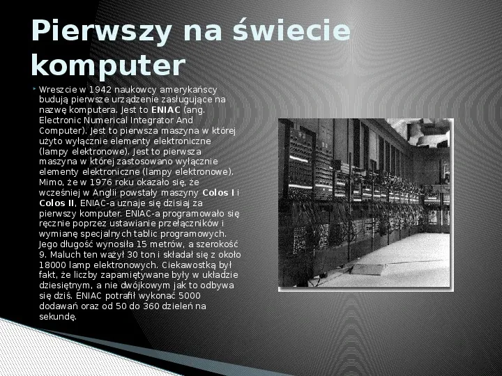 Historia informatyki - Slide 7