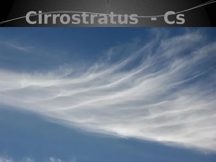 Międzynarodowa klasyfikacja chmur - Slide 18