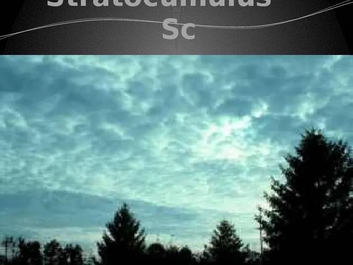 Międzynarodowa klasyfikacja chmur - Slide 7