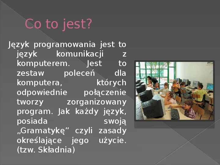 Języki programowania - Slide 2