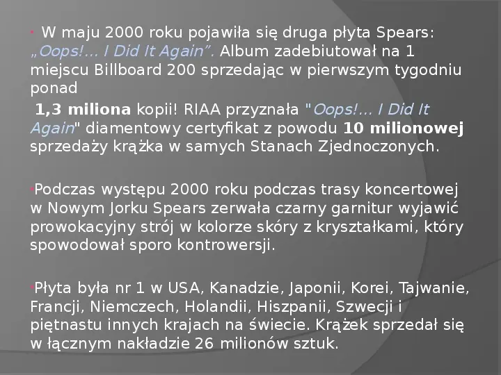 Britney Spears - Życie i kariera - Slide 20