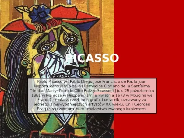 Picasso - Slide pierwszy