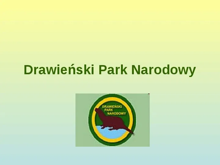 Drawieński Park Narodowy - Slide 1