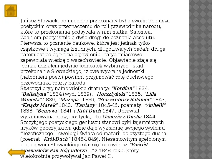Juliusz Słowacki - Slide 10