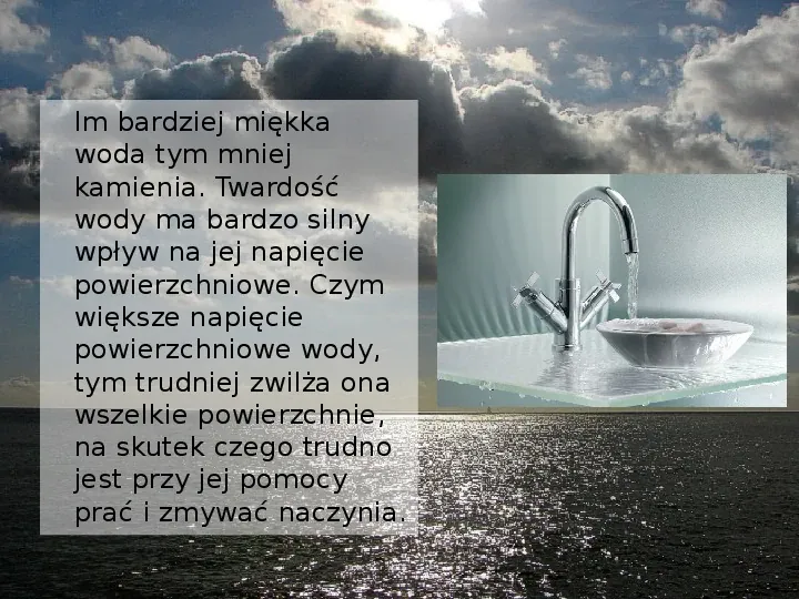 Twarość wody - Slide 4