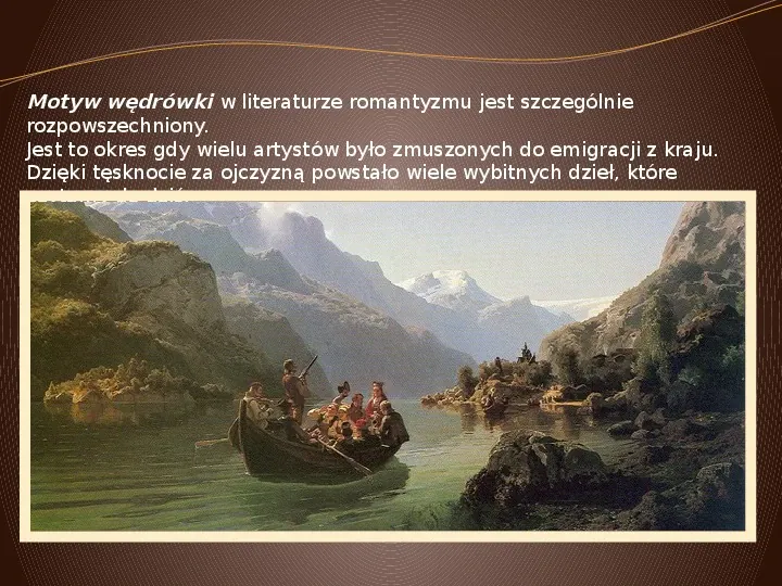 Podróże romantyczne Juliusza Słowackiego - Slide 2