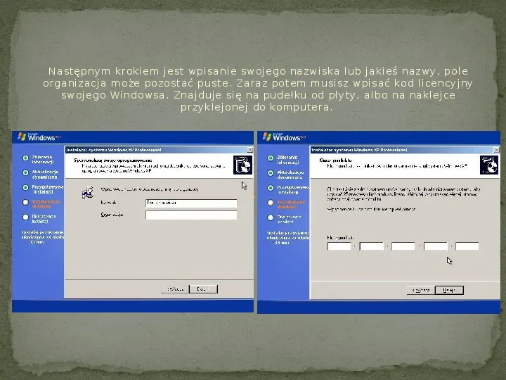 Instalacja Windows XP - Slide 13