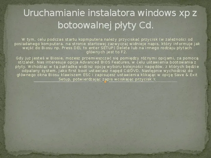 Instalacja Windows XP - Slide 2