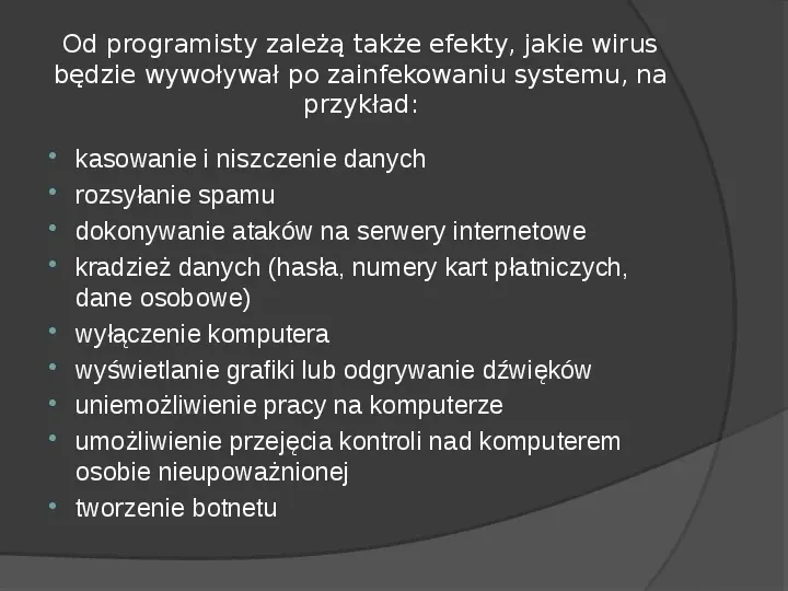 Wirusy komputerowe - Slide 4