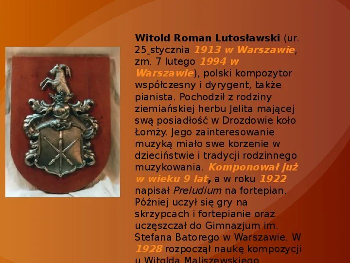 Witold Lutosławski - Slide 2
