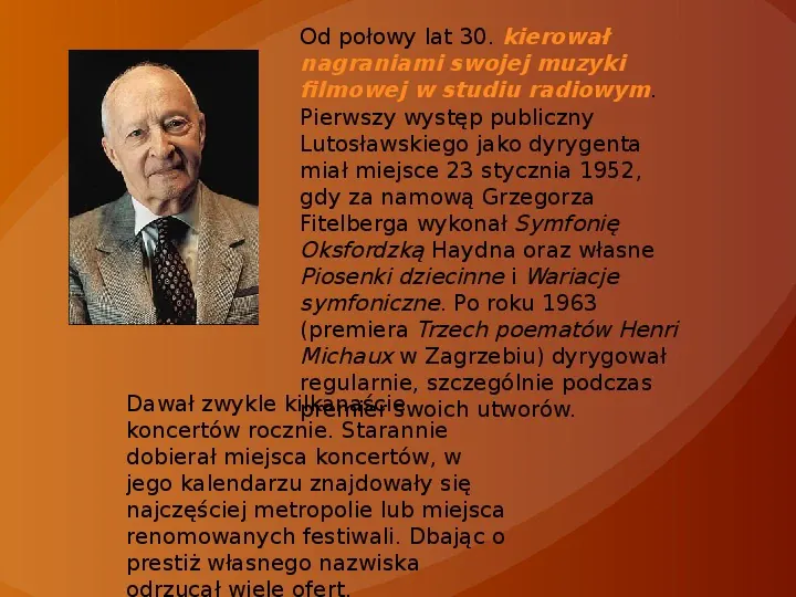 Witold Lutosławski - Slide 9