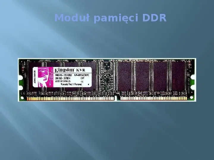 Pamięci RAM - Slide 43