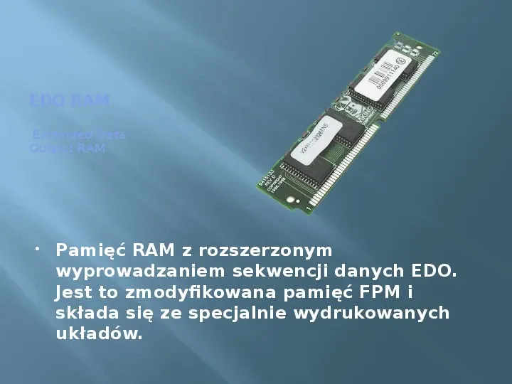 Pamięci RAM - Slide 60