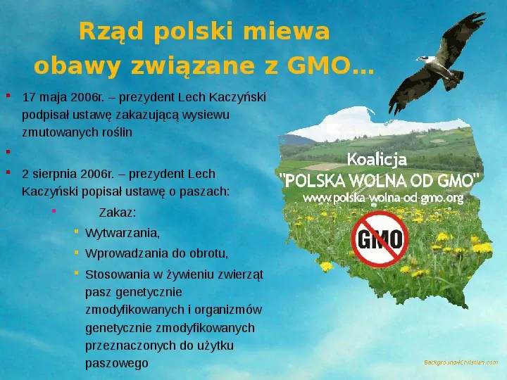 Żywienie, choroby żywieniowe, GMO - Slide 47