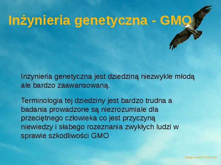 Żywienie, choroby żywieniowe, GMO - Slide 51