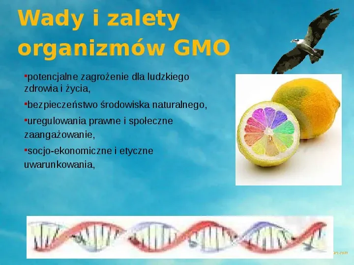 Żywienie, choroby żywieniowe, GMO - Slide 58