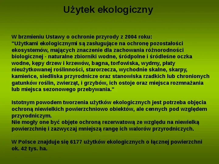 Formy ochrony przyrody w Polsce - Slide 8