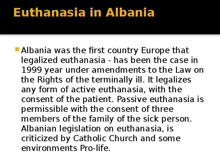 Euthanasia - Slide 11